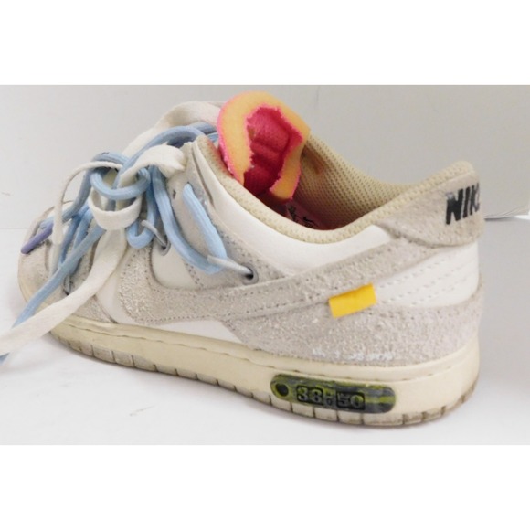 Nike Off-White x Dunk Low \'Lot 38 of 50\' DJ0950-113 Shoes Size 7.5 main image 5